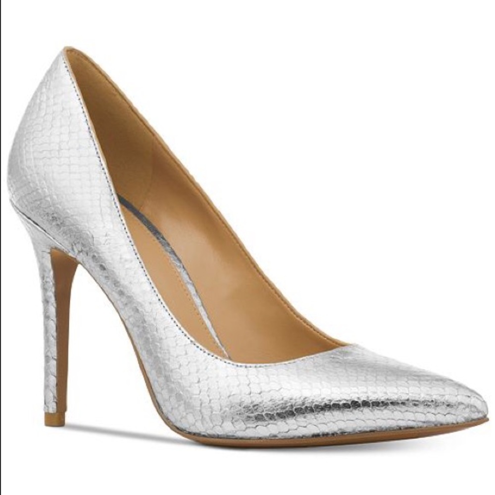 Michael Kors Claire Pumps Metallic Silver